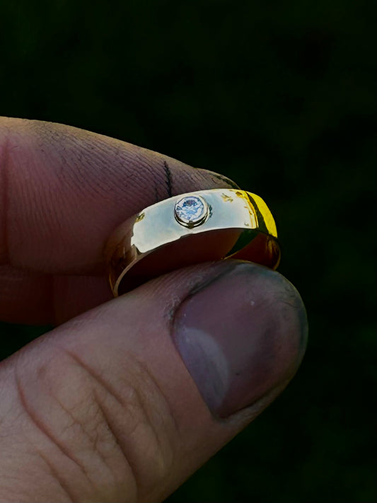 MON BEAU - 10k Gold Men’s Diamond Ring