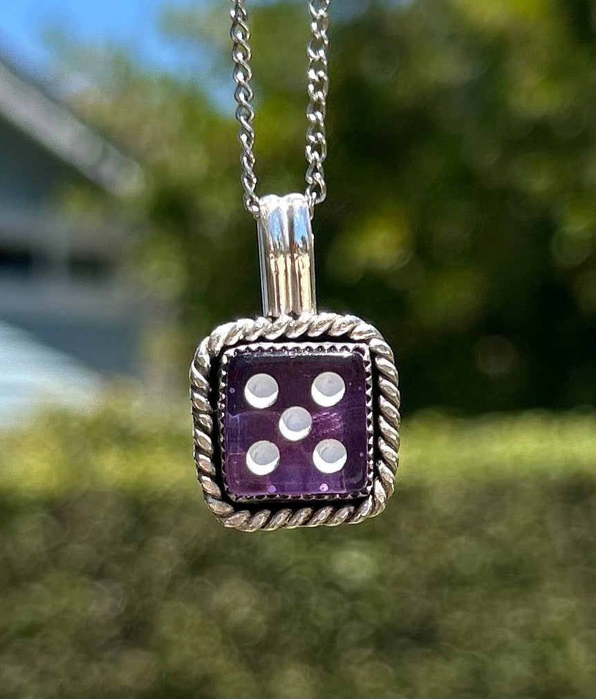 MINI DICE NECKLACE - made to order