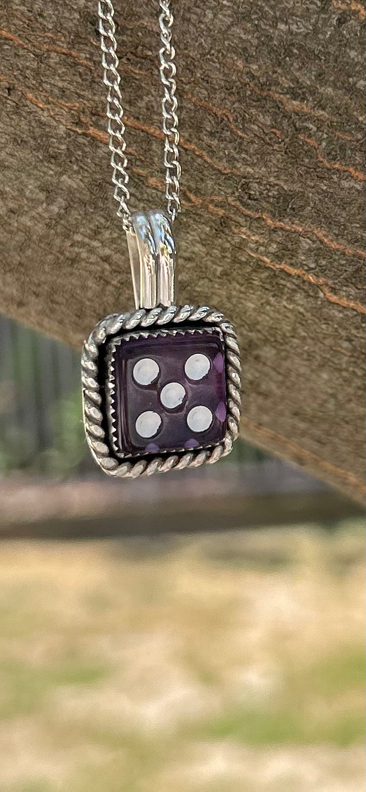 MINI DICE NECKLACE - made to order