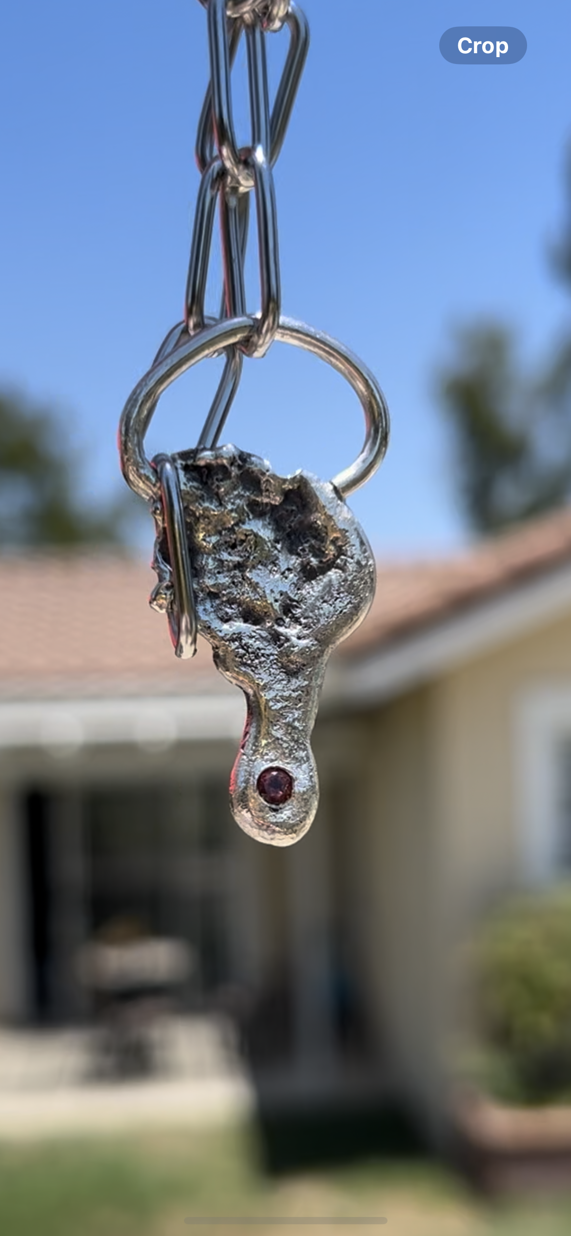 ORGANIC GARNET NECKLACE