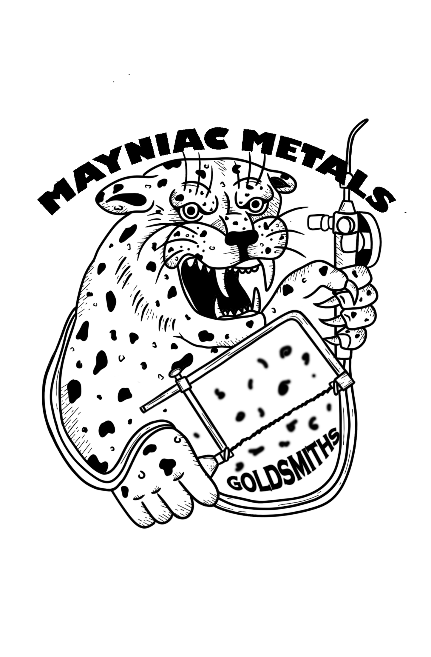 Custom heart ring with gold rope border - @pumpkin672