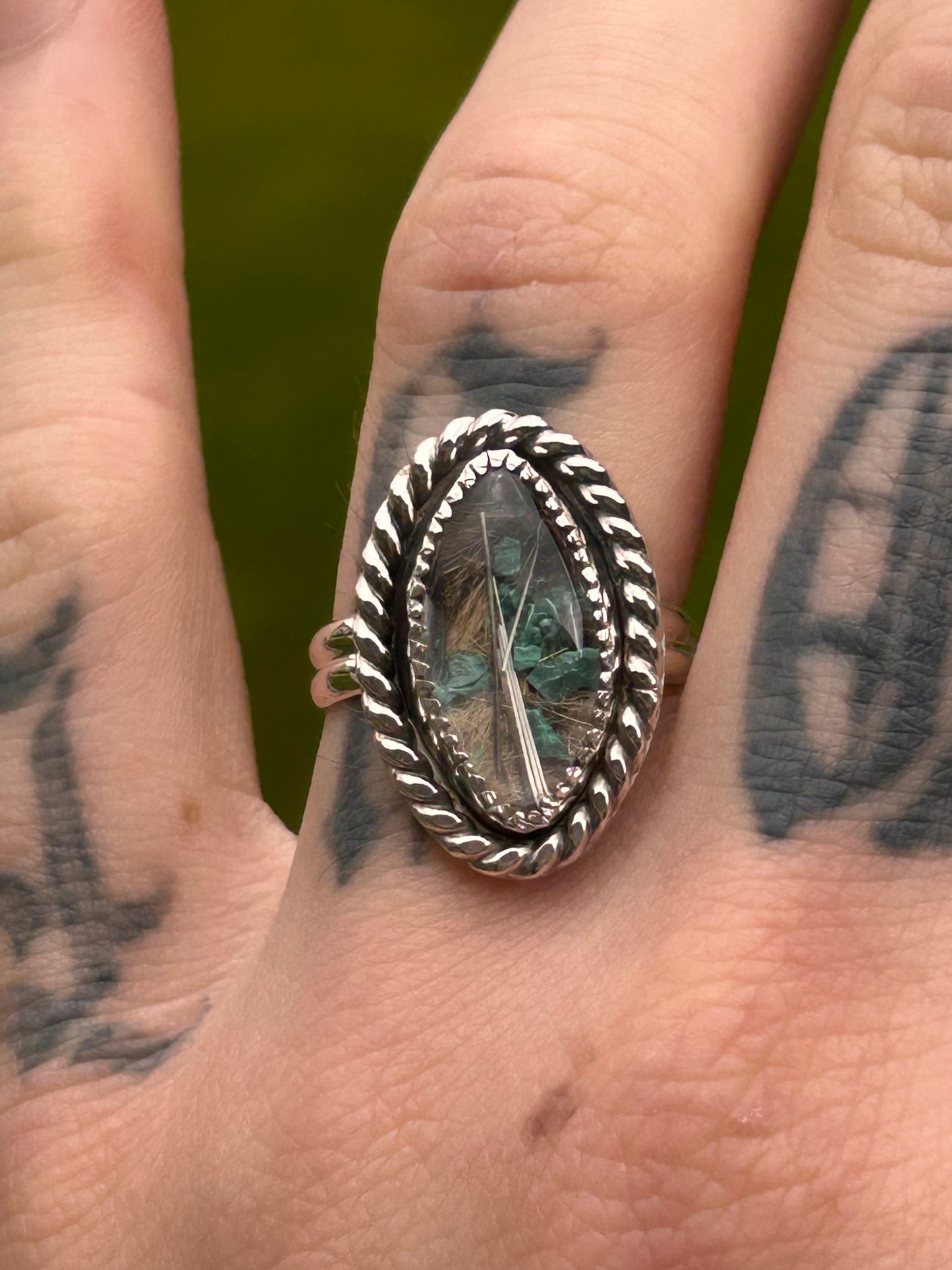 ash memorial ring for grief
