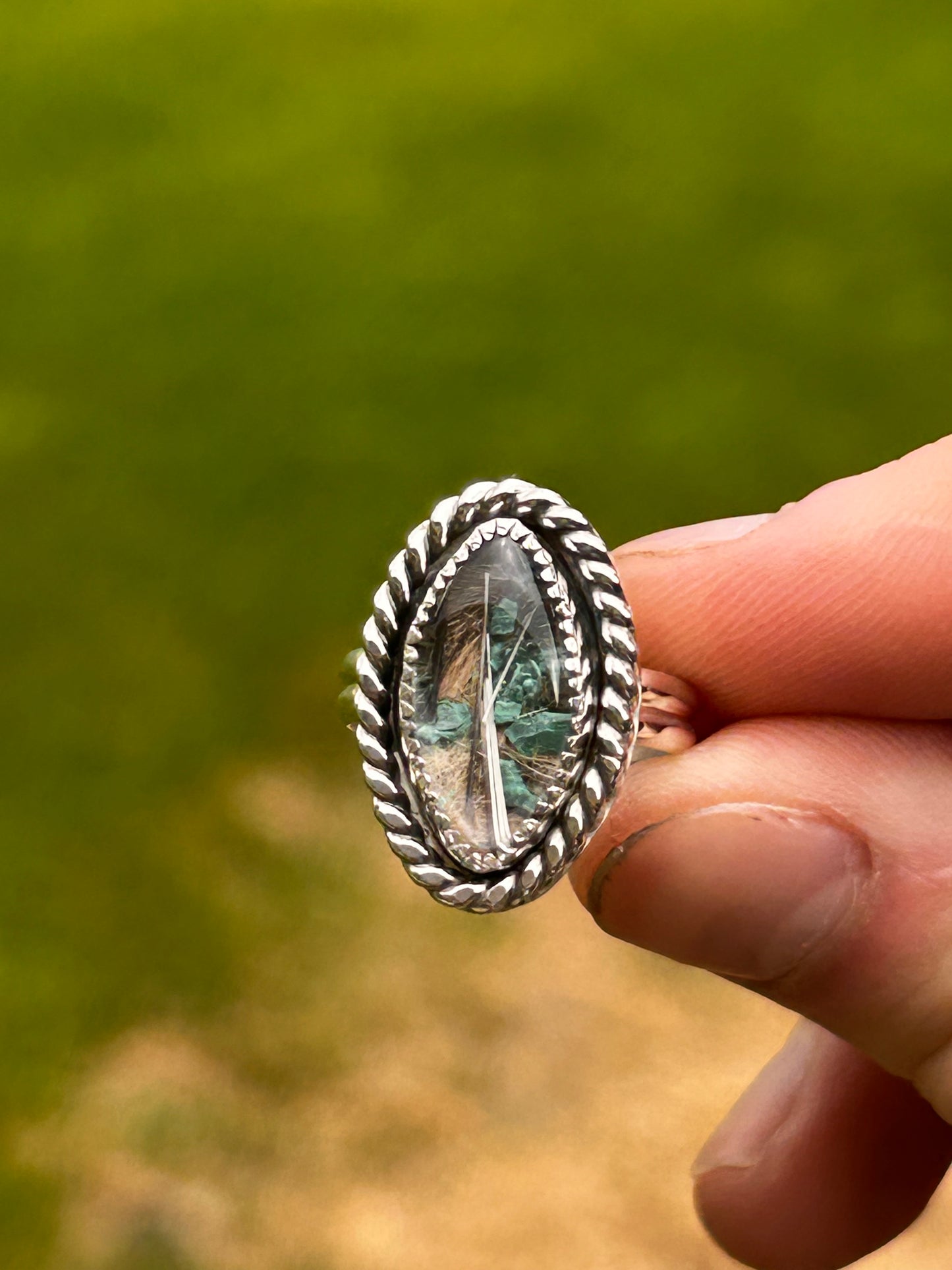 ash memorial ring silver