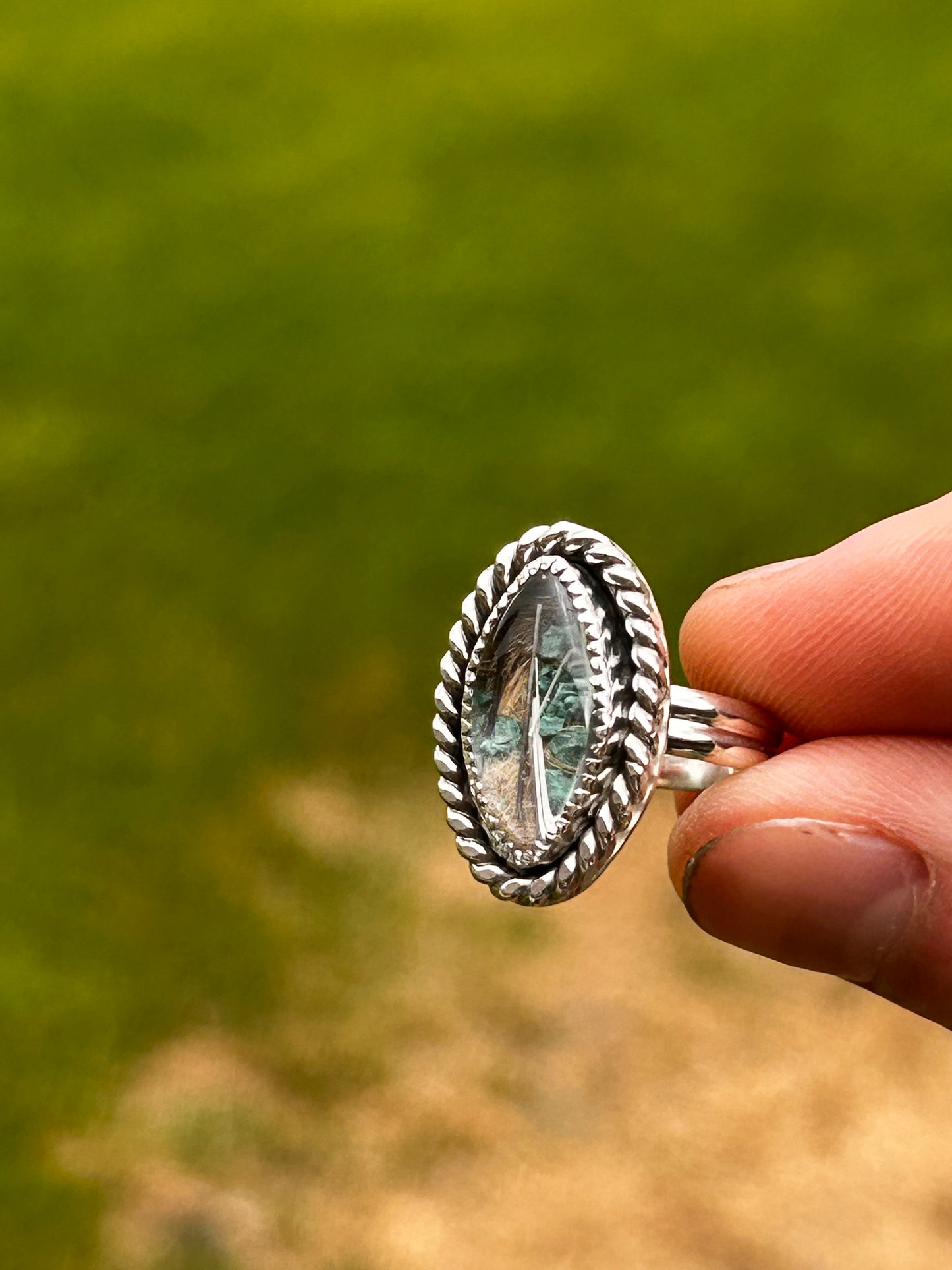 ash memorial ring silver