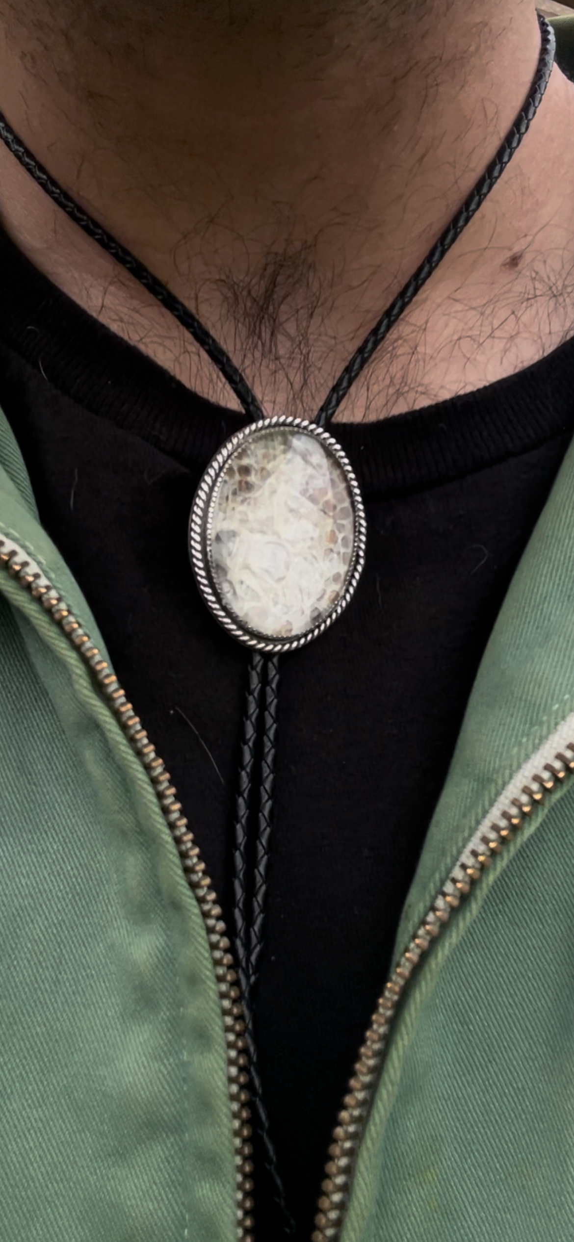 custom memorial bolo tie for ash and cremated remains pets grief