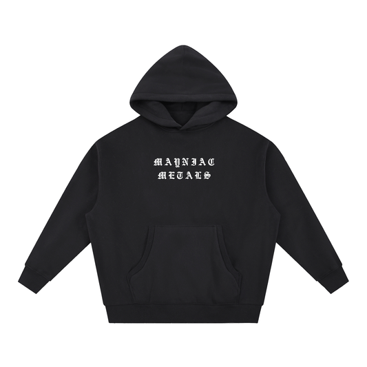 Mayniac Metals Essential Oversized Boxy Fit Fleece Hoodie