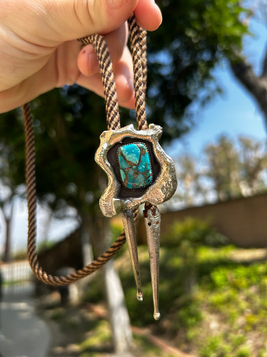 ORGANIC TURQUOISE CRATER LAKE BOLO