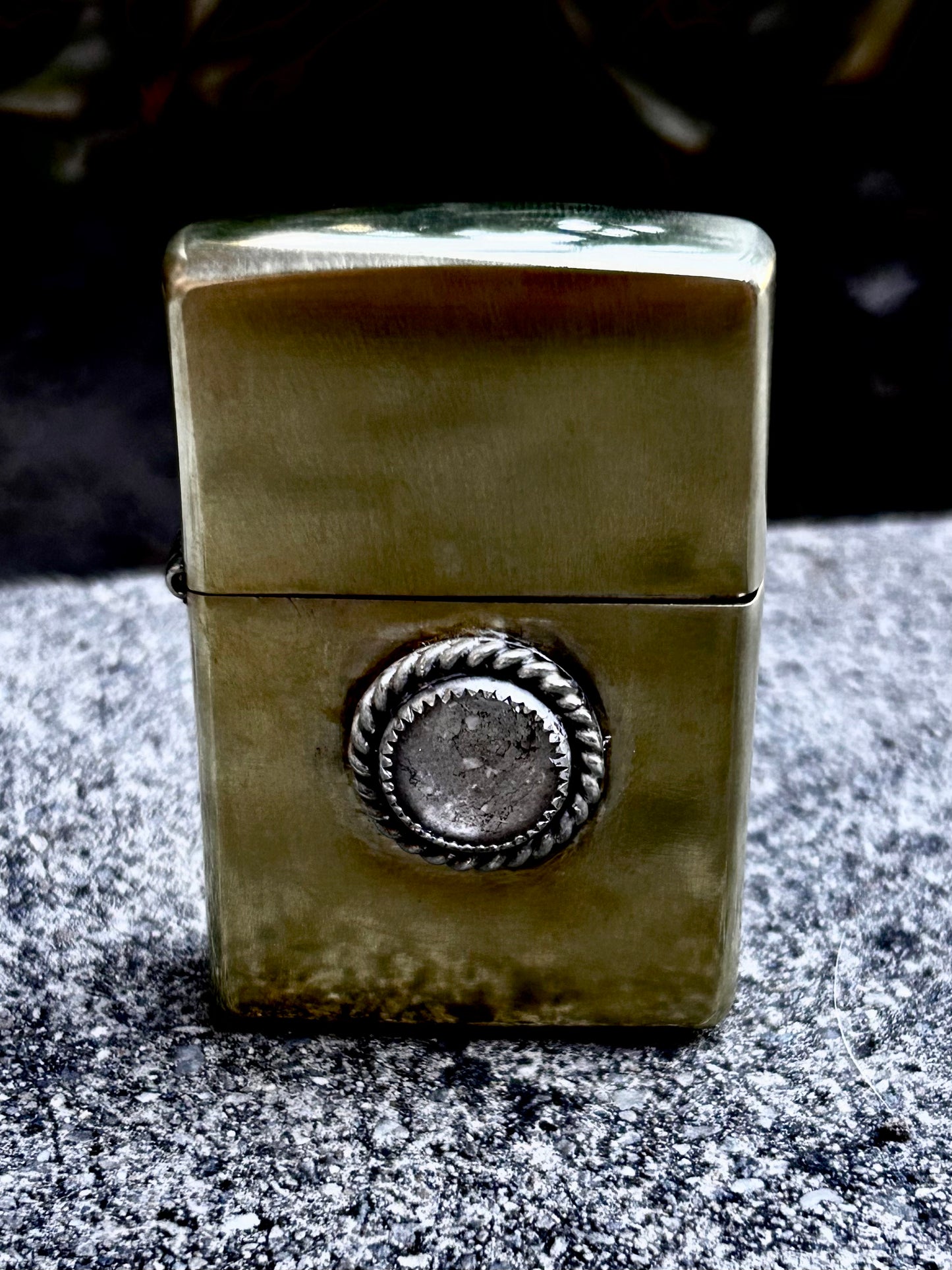 SOLID BRASS MEMORIAL ZIPPO LIGHTER