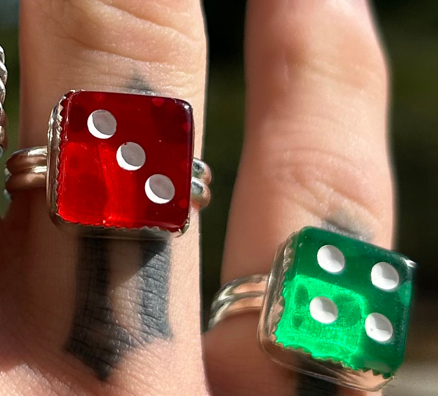 MINI DICE RING (no border) - Made to Order