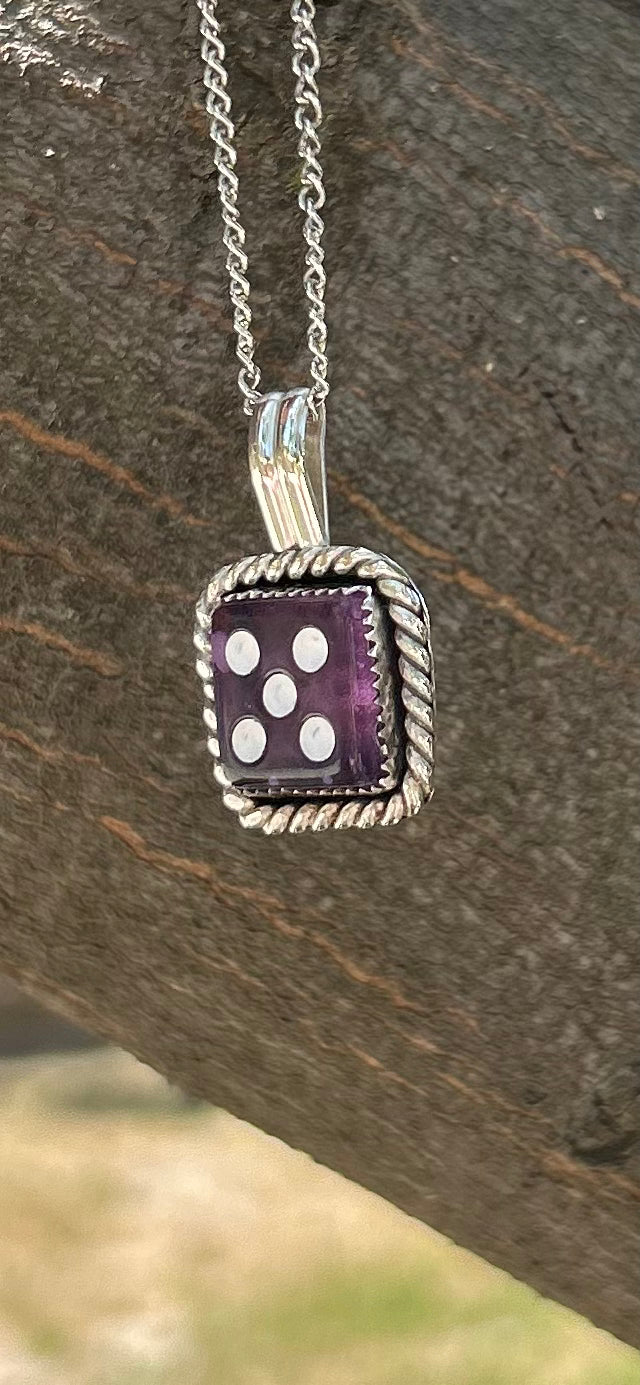 MINI DICE NECKLACE - made to order