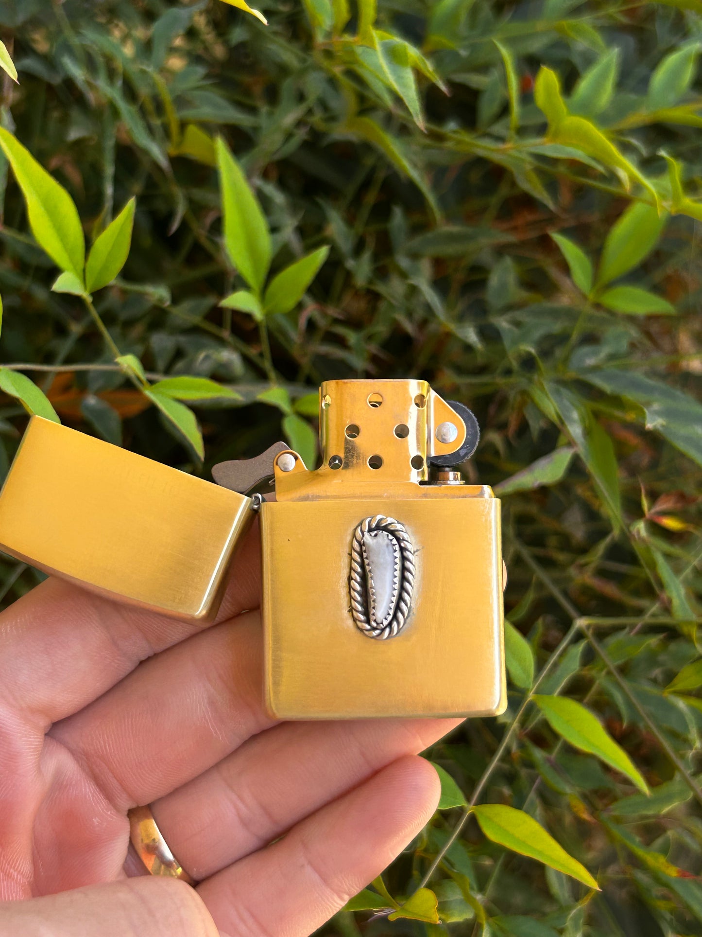 SOLID BRASS CUSTOM TOOTH ZIPPO
