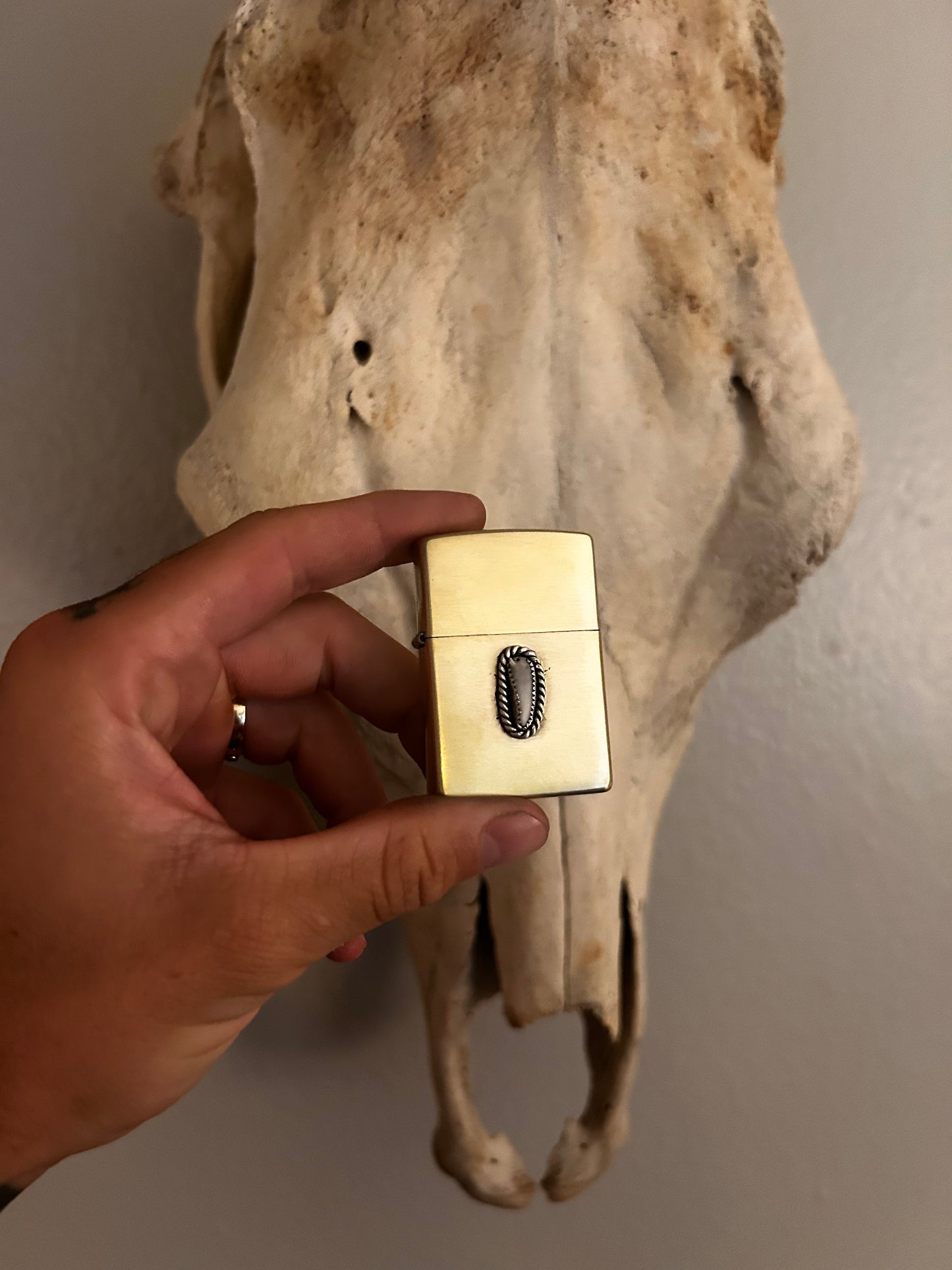 SOLID BRASS CUSTOM TOOTH ZIPPO