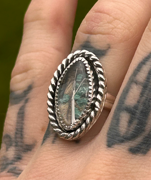 ash memorial ring silver