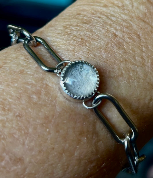 memorial ash bracelet sterling silver